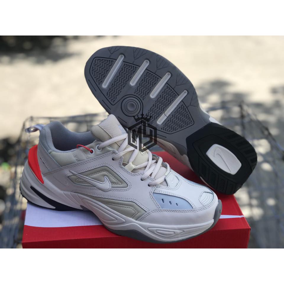 Nike M2k Tekno White Orange Mens Shopee Philippines