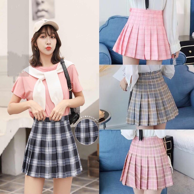 Diya Korean Fashion Womens High Waist Skirt Slim Pleated Diya Korean Fashion Womens High Waist Skirt Slim Pleated
