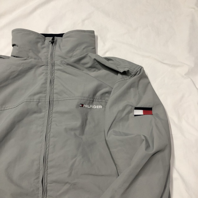 gray tommy hilfiger jacket