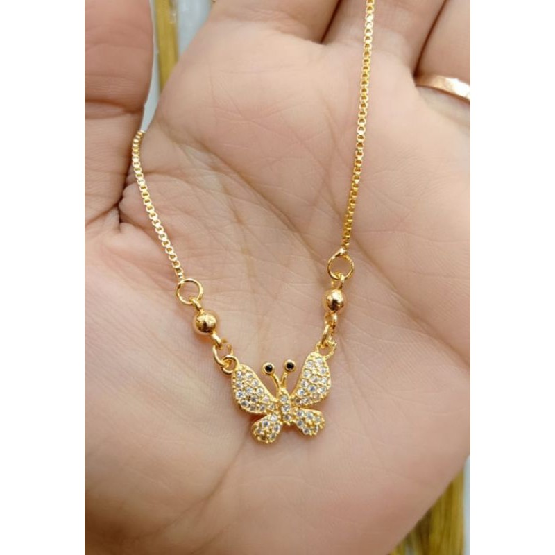 1pc Necklace Butterfly Design Gold for Women Shopee Philippines