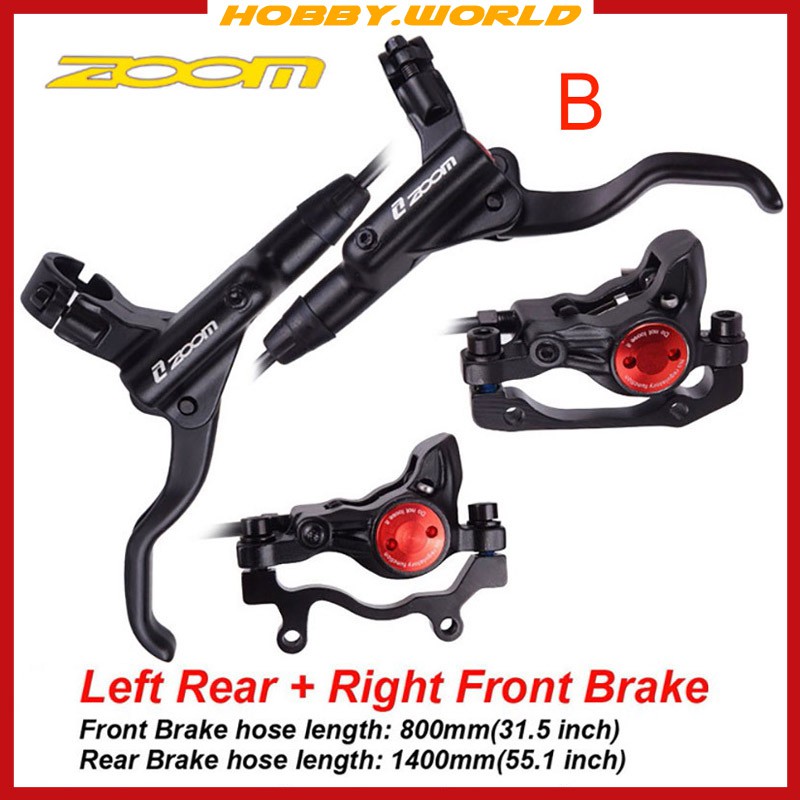 Zoom Hydraulic Brakes Mtb Disk Brake Hydraulic Brake Set Oil Disc