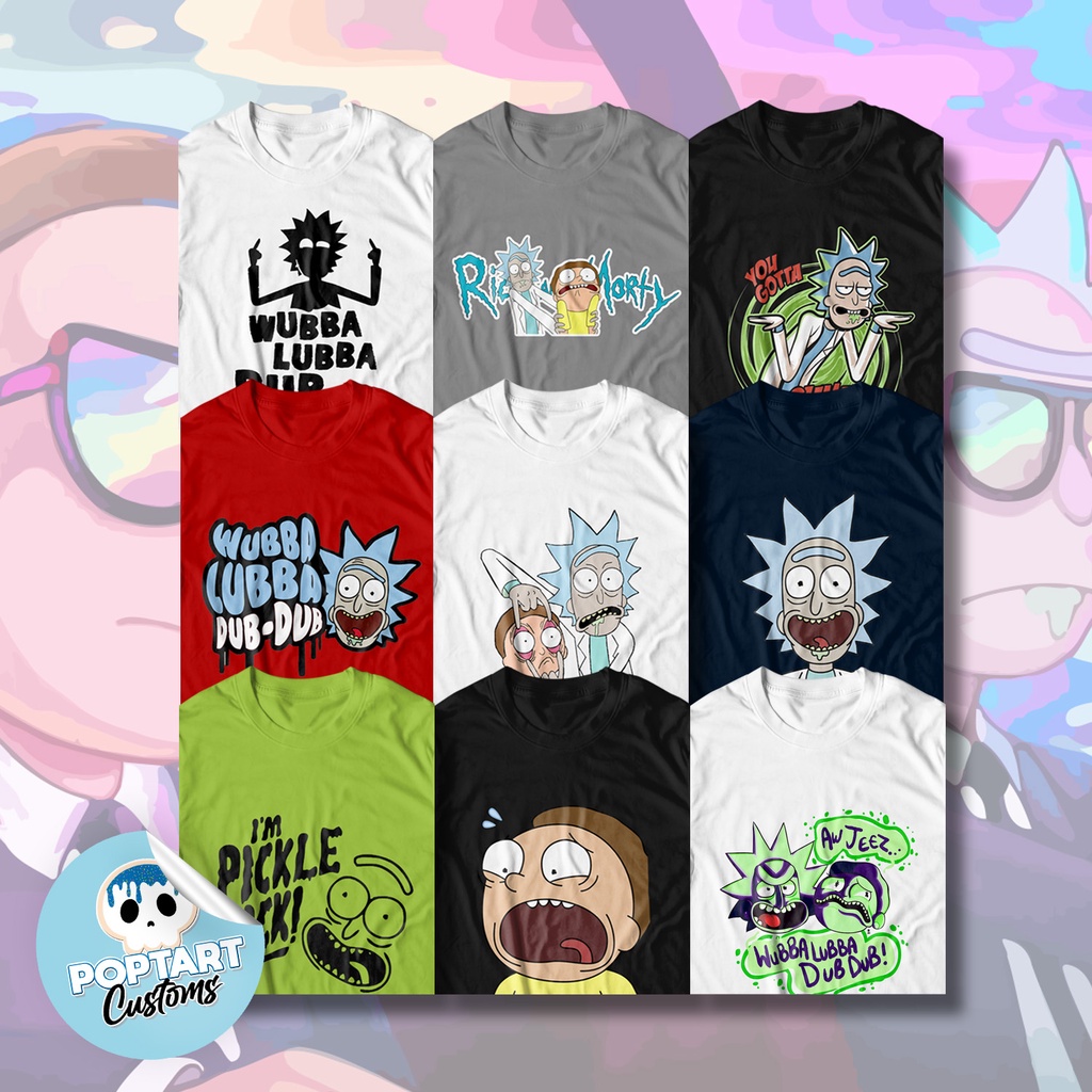RICK & MORTY INSPIRED GRAPHIC TEES | POPTART CUSTOMS #2