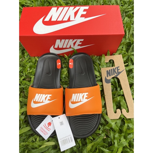 nike victori one slide orange