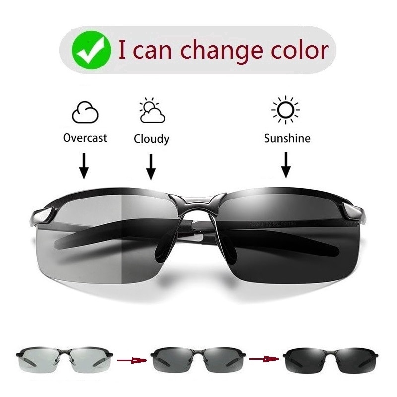 chameleon changing color glasses