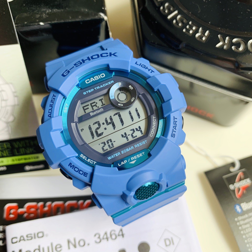 Authentic Casio G Shock Gbd800 2 G Squad Fitness Step Tracker Bluetooth Watch In Blue Gbd800 Shopee Philippines