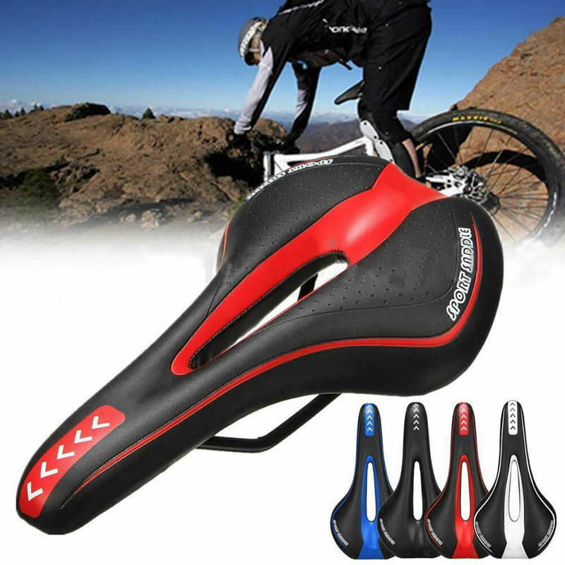 mountain mtb gel extra comfort saddle bike bicycle cycling seat soft cushion pad