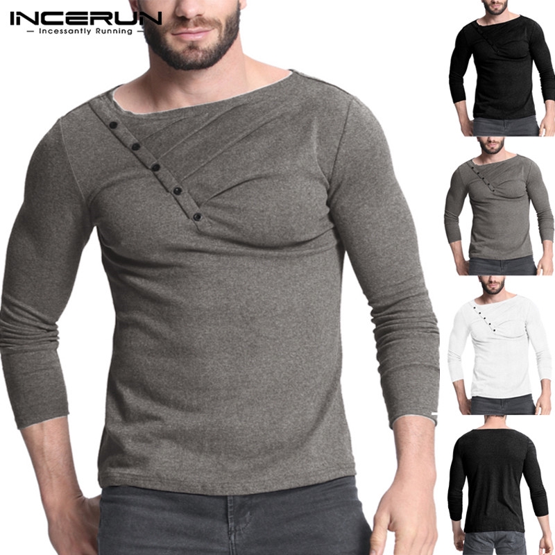 mens long sleeve stretch t shirts