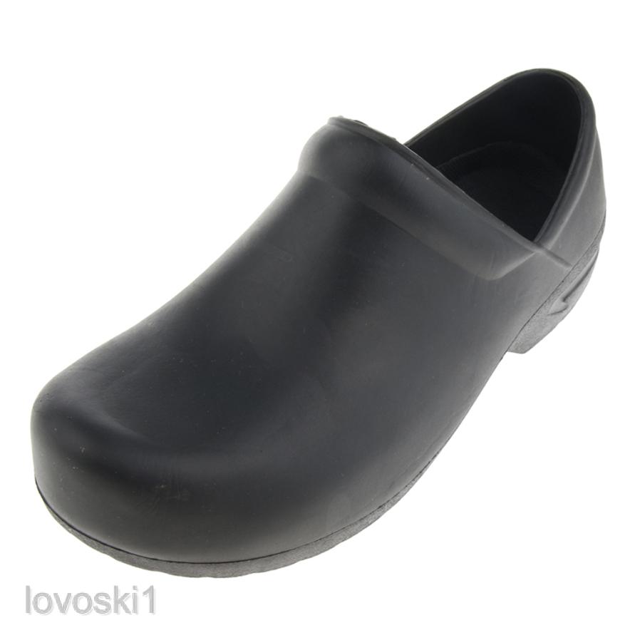 black non slip resistant shoes