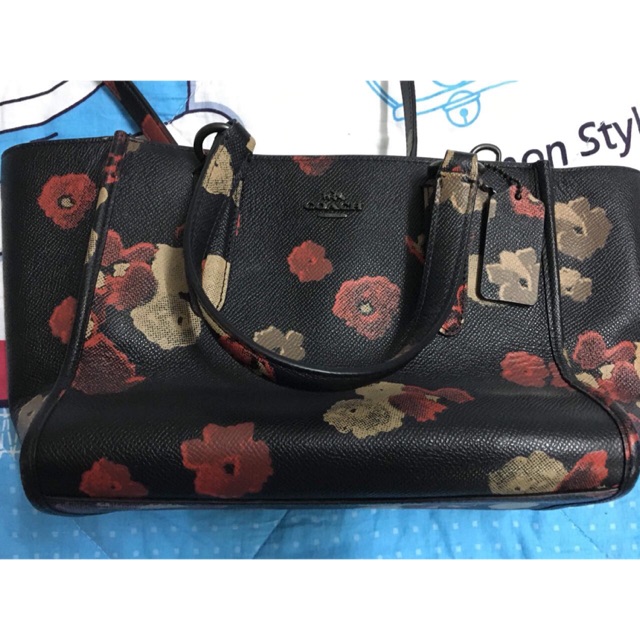 coach floral sling bag