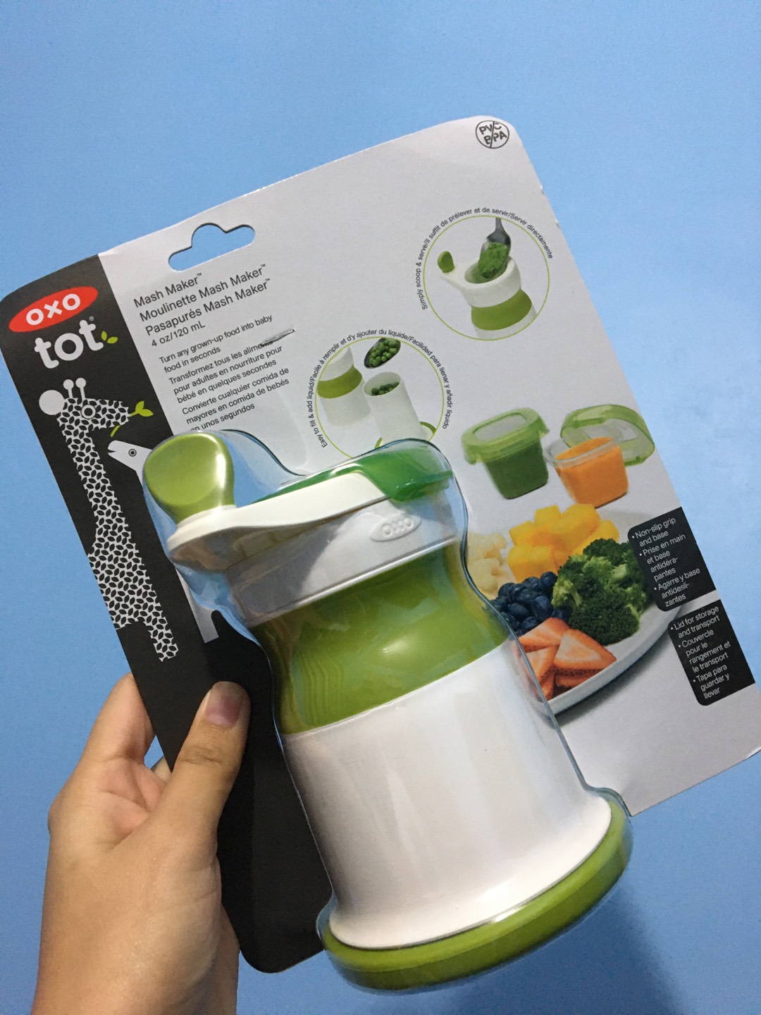 oxo tot mash maker baby food mill