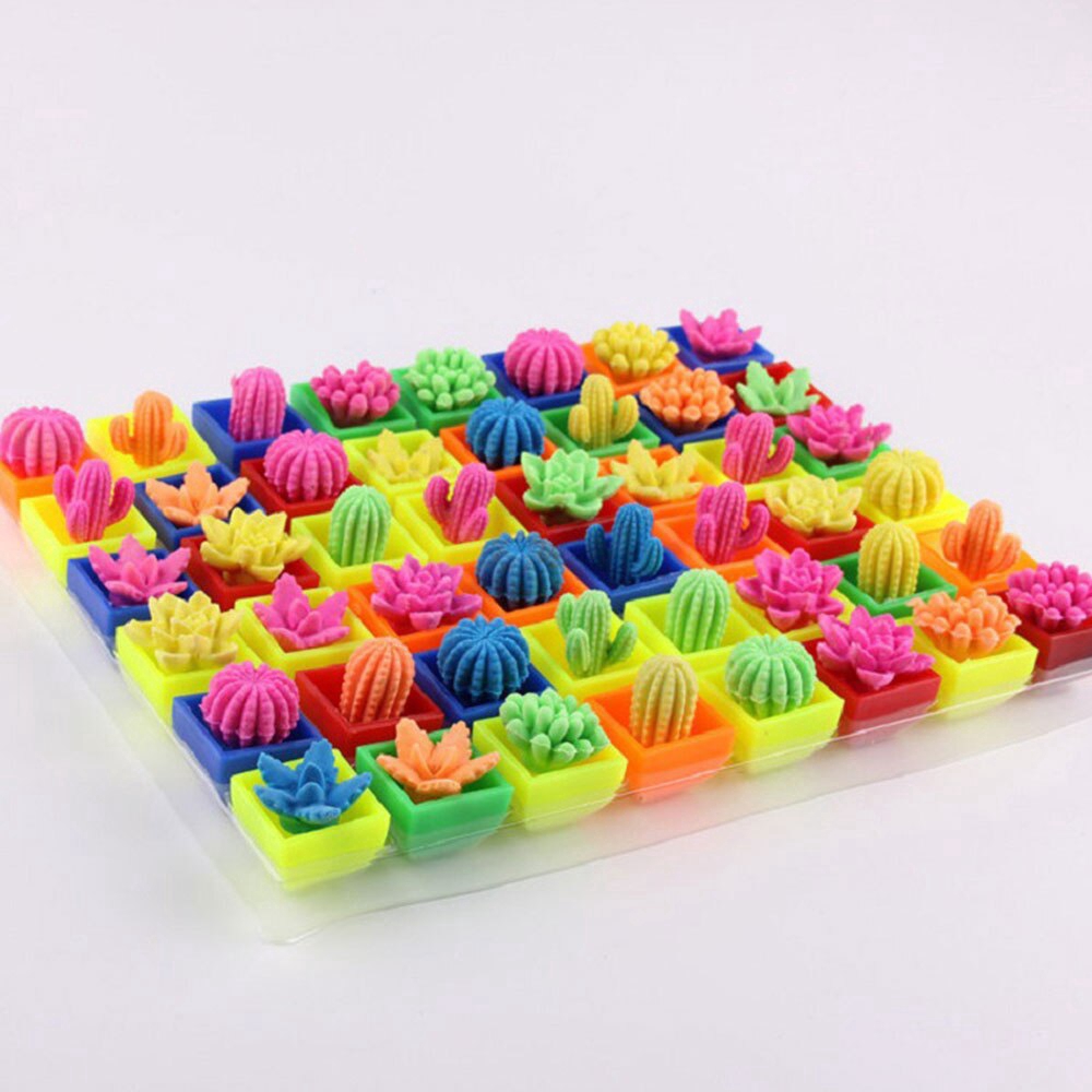 2PCS Grow in Water Toys Grow Flower Expansion Plant Cactus EVA Soaking