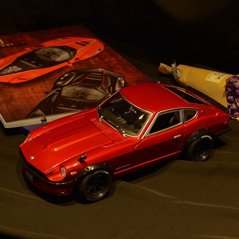 Maisto 1 18 Nissan 1971 Datsun 240z Sports Car Static Die Cast Vehicles Collectible Model Car Toys Shopee Philippines