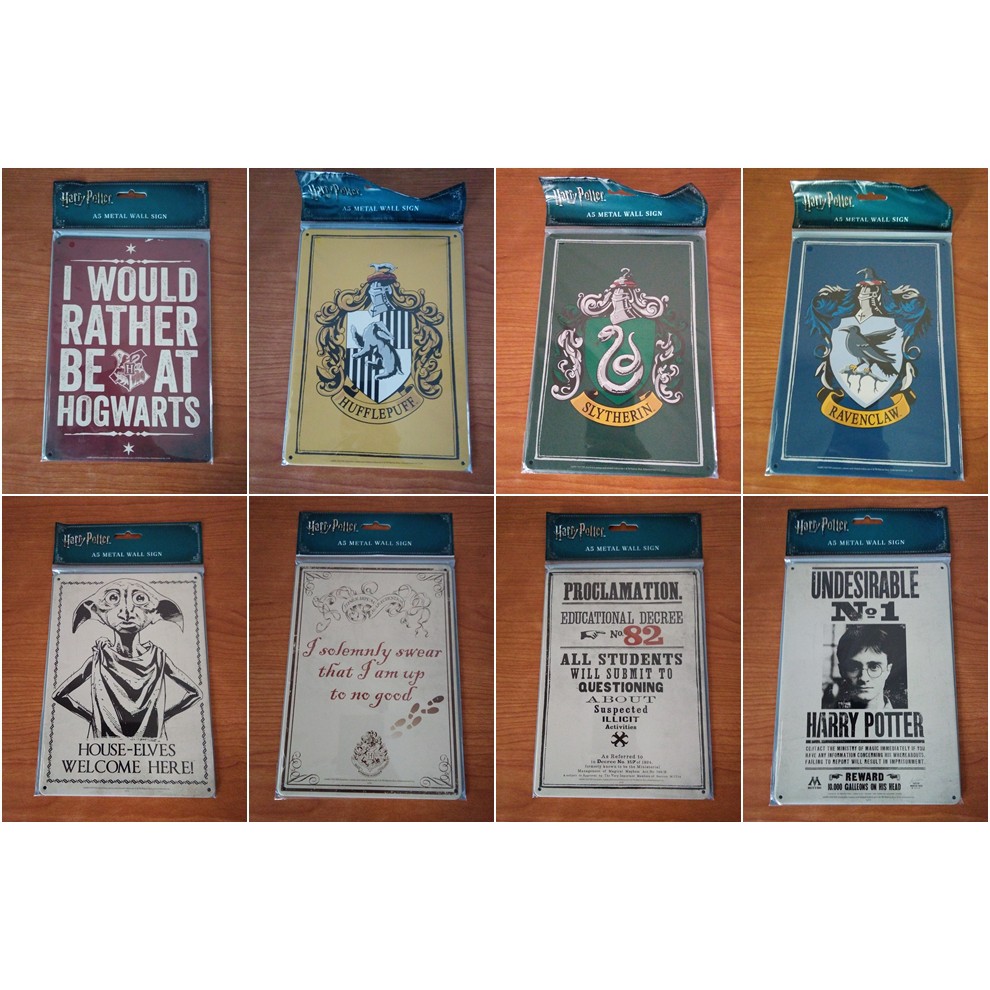 Harry Potter wall decoration iron sign, Harry Potter, original