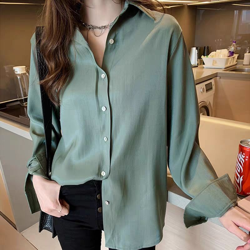 Long Sleeve Office Women Shirt 