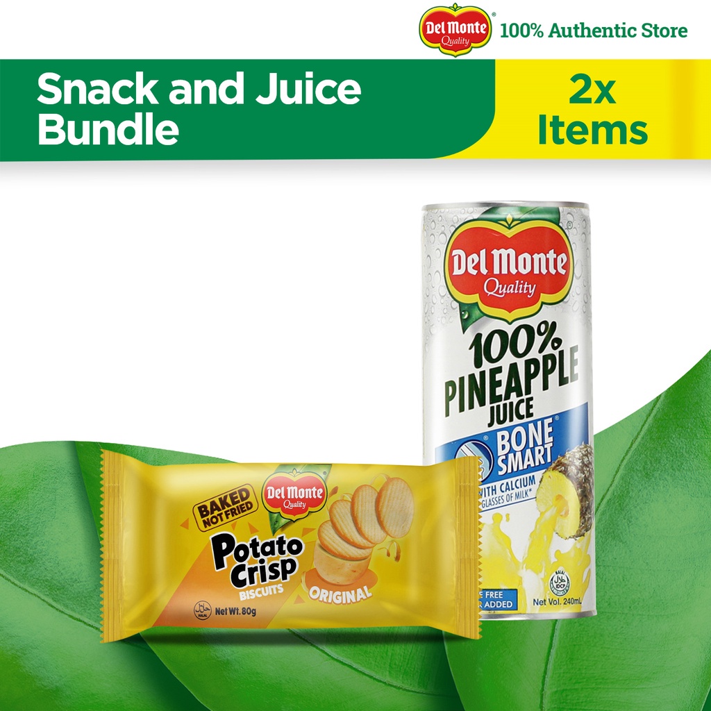 DEL MONTE Snack and Relax Combo 3 x 2 Items (Potato Crisp Original