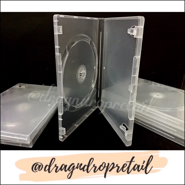 Single Clear 14mm Thick Dvd Case Pack By 50 S 50 Pcs Per Pack Shopee Philippines