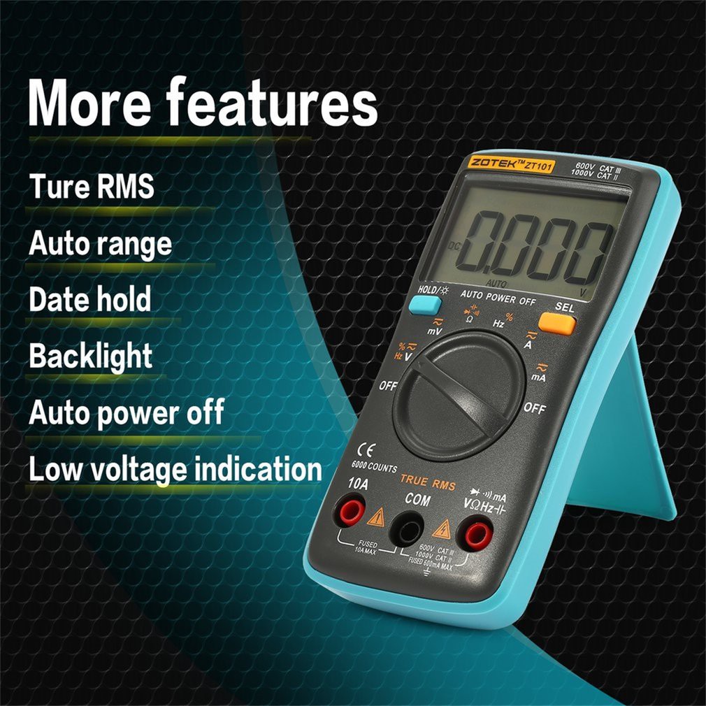 ZOTEX ZT101 Mini Auto Range Digital Multimeter Shopee Philippines