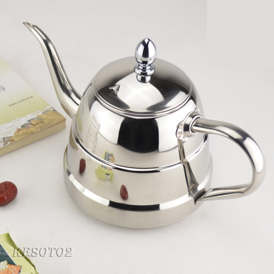Stainless Steel Tea Pot Easy Pour 