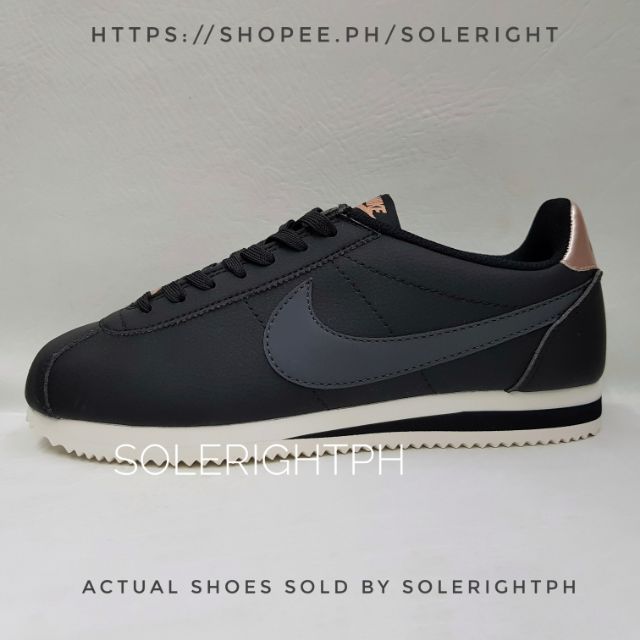 Nike Classic Cortez 'Black/Rose Gold' | Shopee Philippines