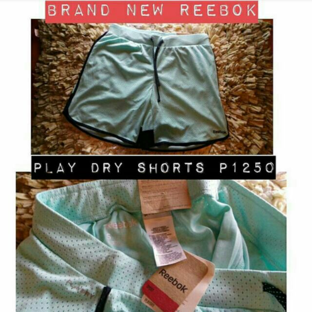 reebok play dry shorts