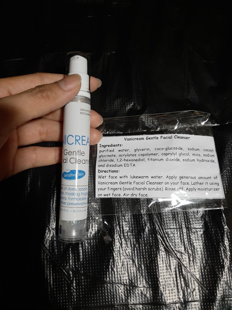 vanicream gentle facial cleanser ingredients