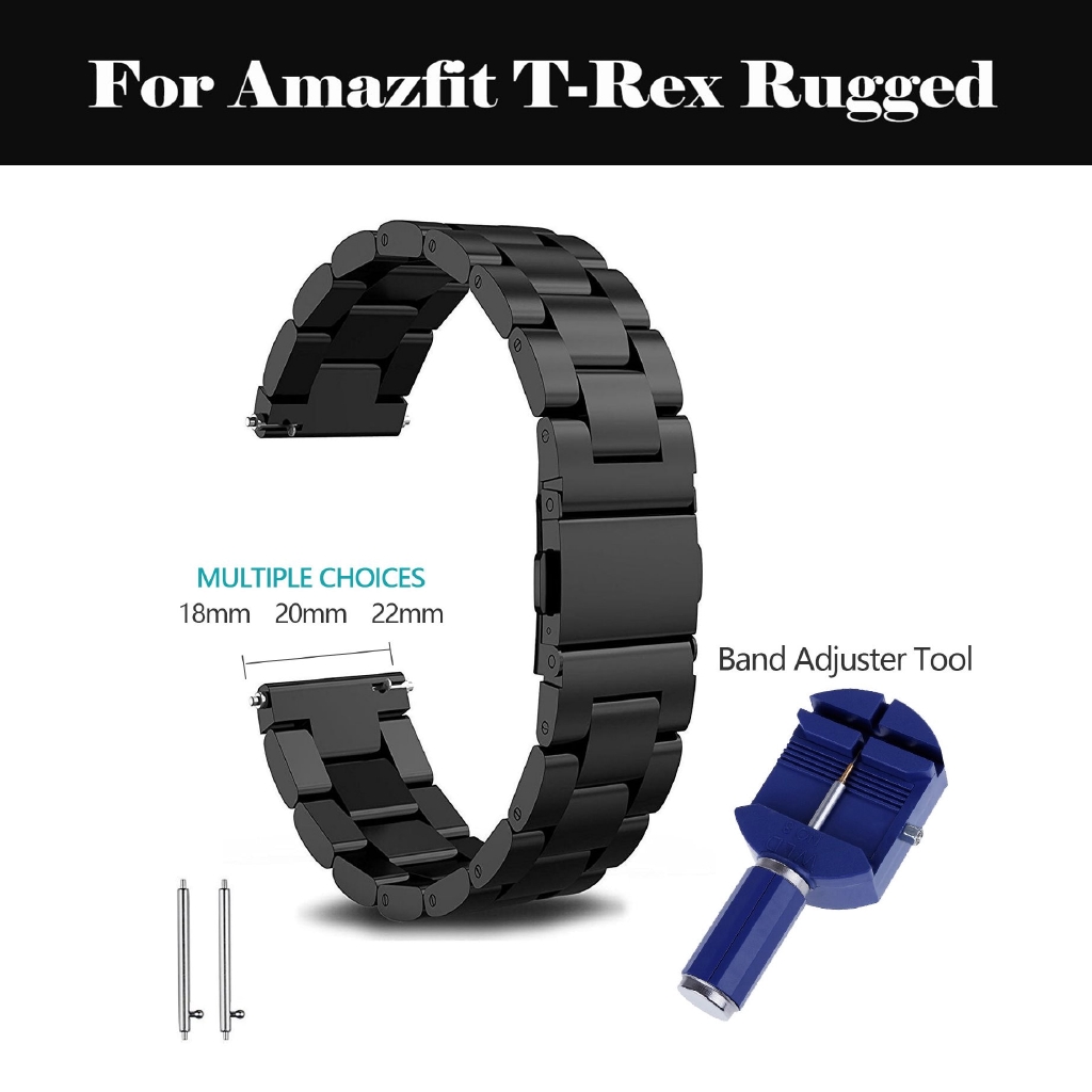 18mm steel watch band