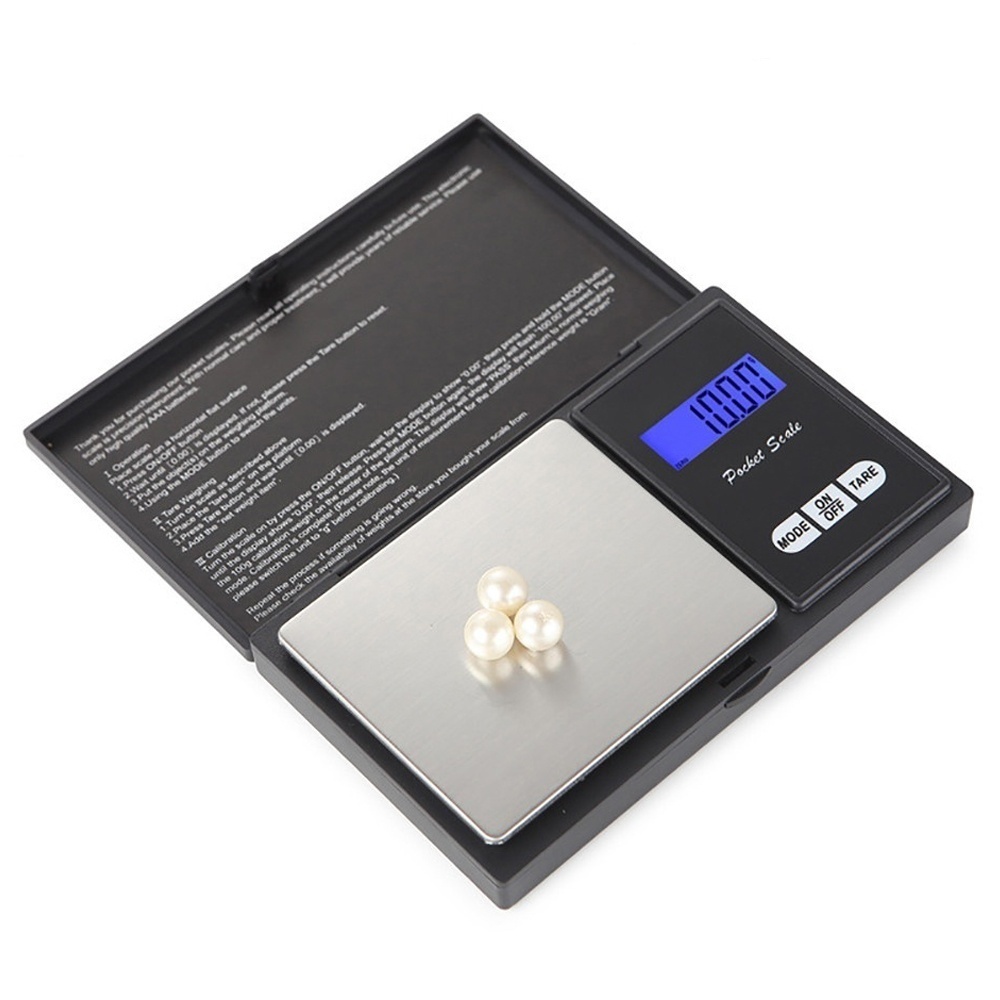 Portable Digital Pocket Scale 0.01g-100g/200g  Mini Jewellery Gram Weighing RX 