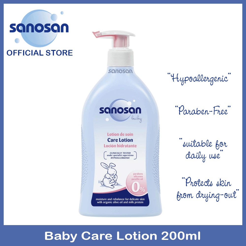 sanosan baby care lotion