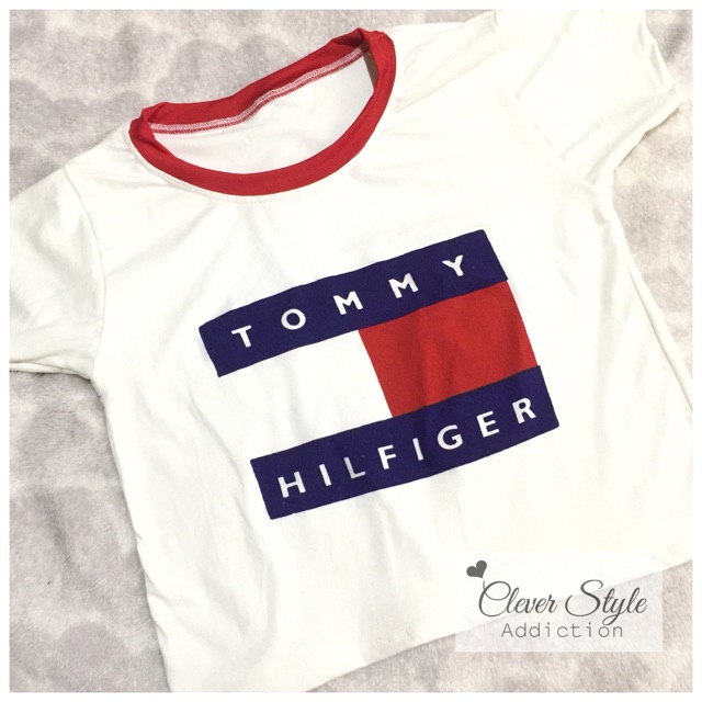 tommy crop top