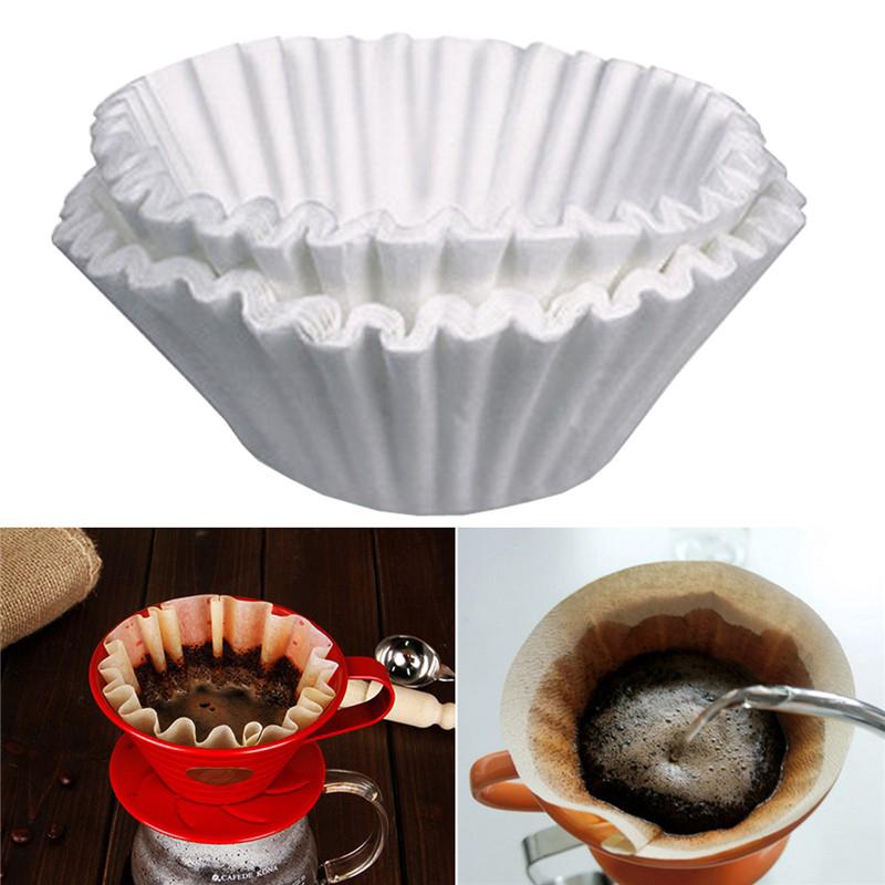 50pcs/Set Coffee Filters Single Serving Paper for Coffee Machine Filter