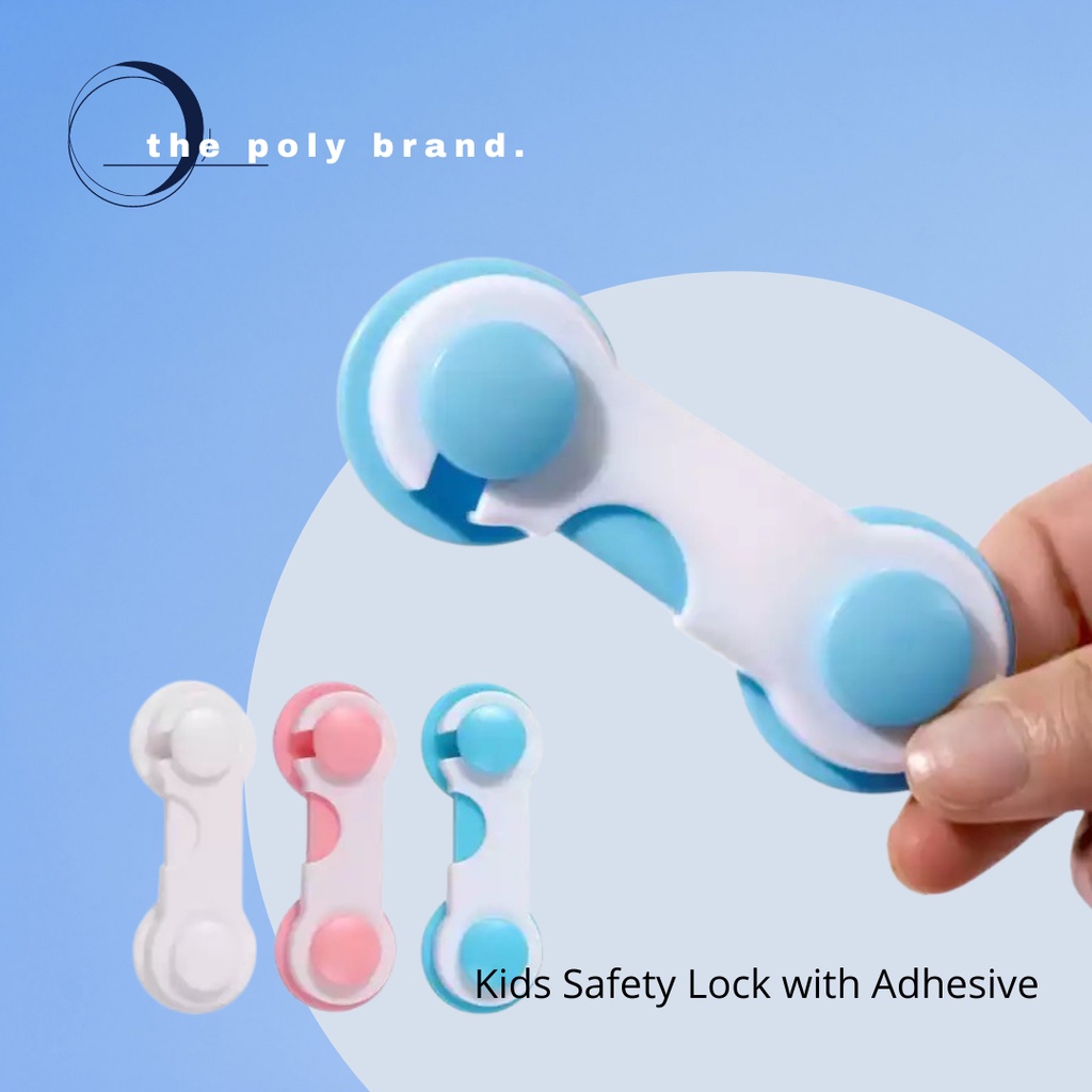 White Kid Safety Lock with Adhesive Baby Proofing Lock | Shopee Philippines