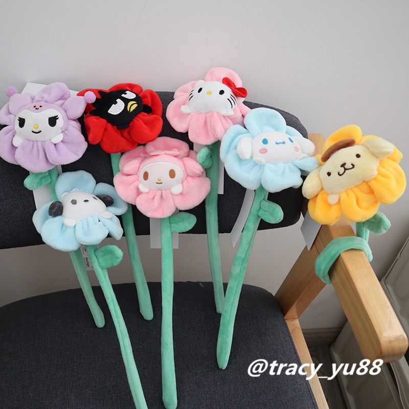 Cartoon Sanrio Flower Curtain Holder Kuromi Cinnamoroll Hello Kitty ...