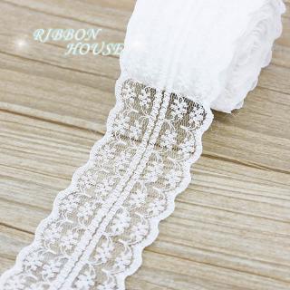 white lace material