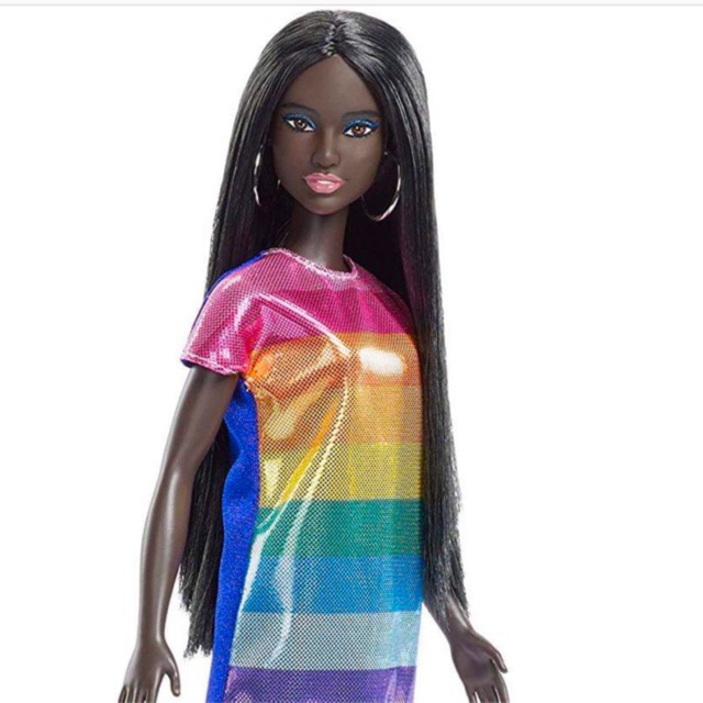 barbie fashionistas rainbow sparkle doll