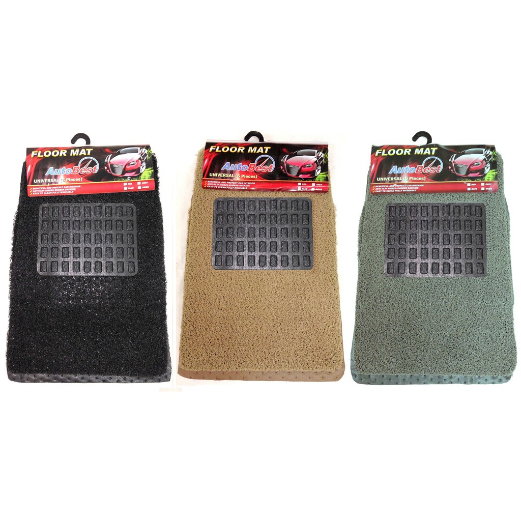 5 Pc Coil Type Car Mat Nomad Coil Matting Shopee Philippines