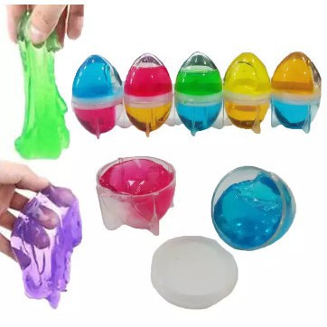 slime with toys