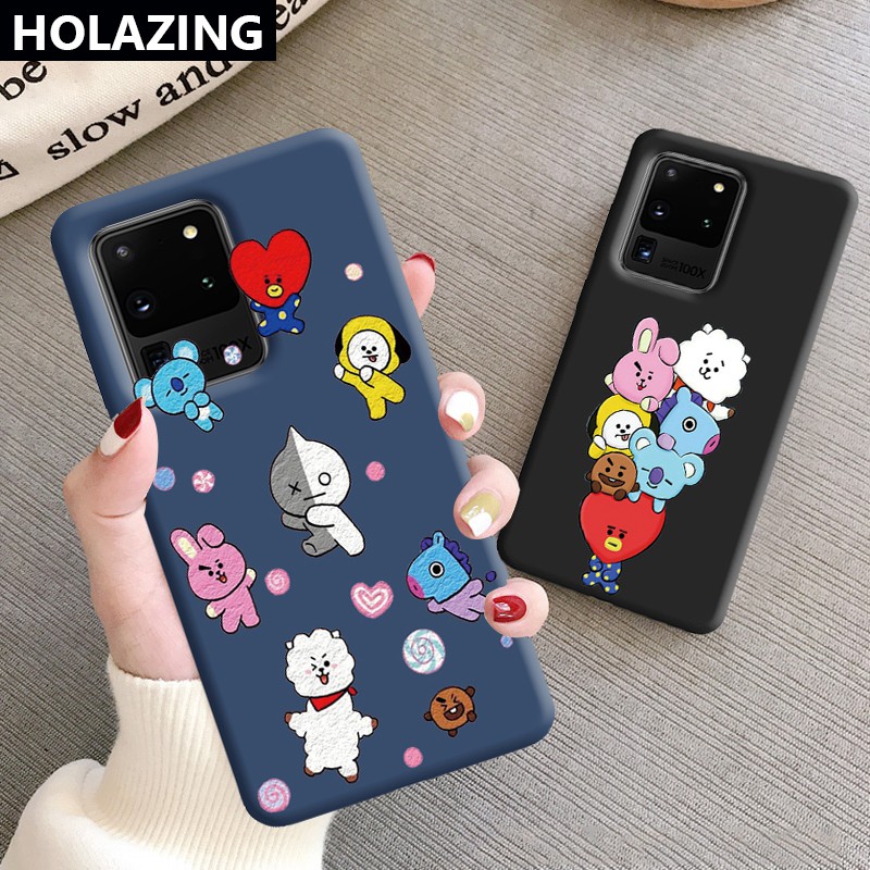 Samsung Galaxy S Ultra Note 10 Plus 9 S10 5g S Fe Plus S9 Candy Color Phone Cases Bts Soft Silicone Cover Shopee Philippines