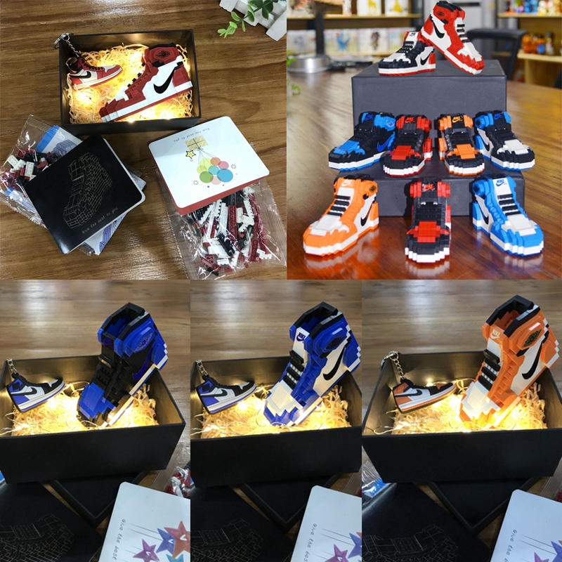big orange shoe shop