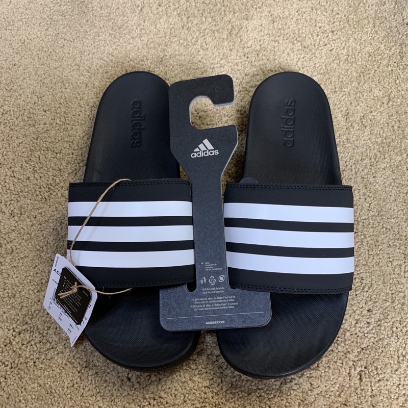 adidas ADILETTE COMFORT CLOUDFOAM SLIDES SLEEPERS SANDALS LEGIT ...