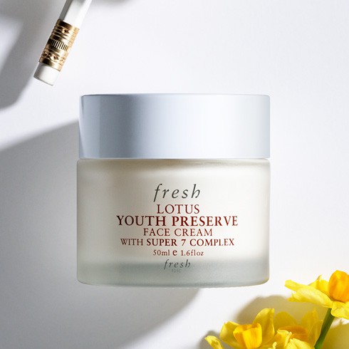 fresh lotus youth preserve face cream