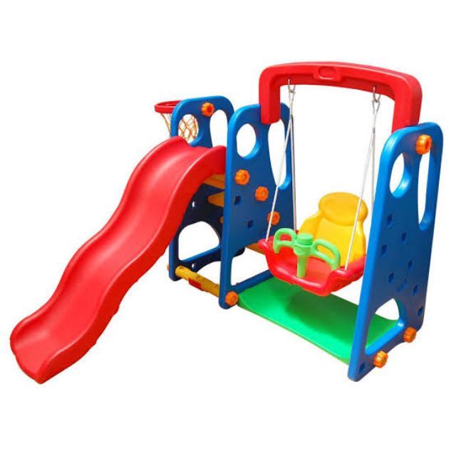 toy slide and swing