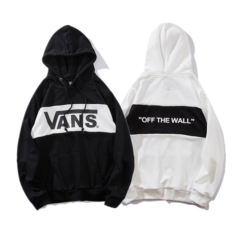 vans off white hoodie