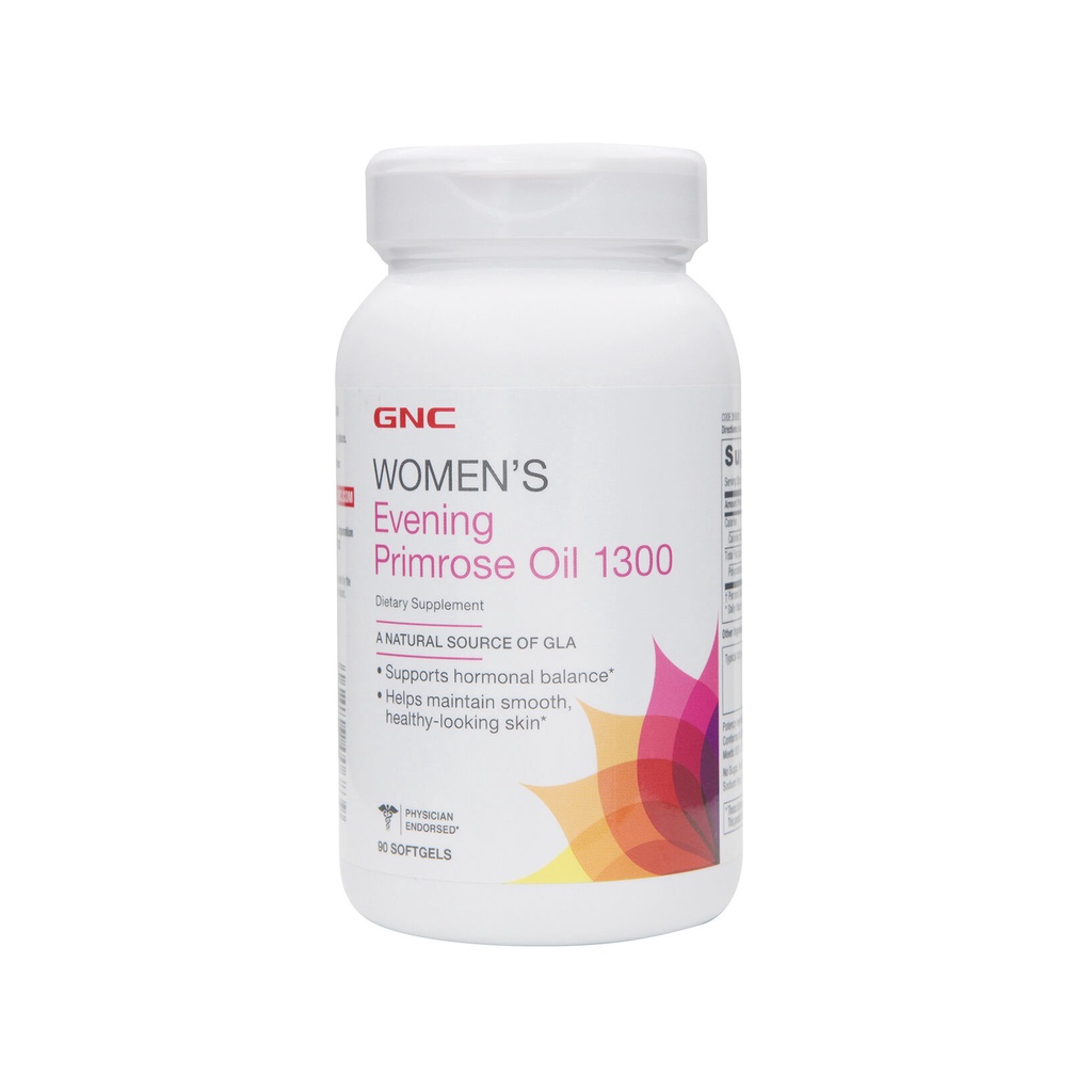 GNC Women's Evening Primrose Oil 1300 (90 softgels) (Best by June 2024