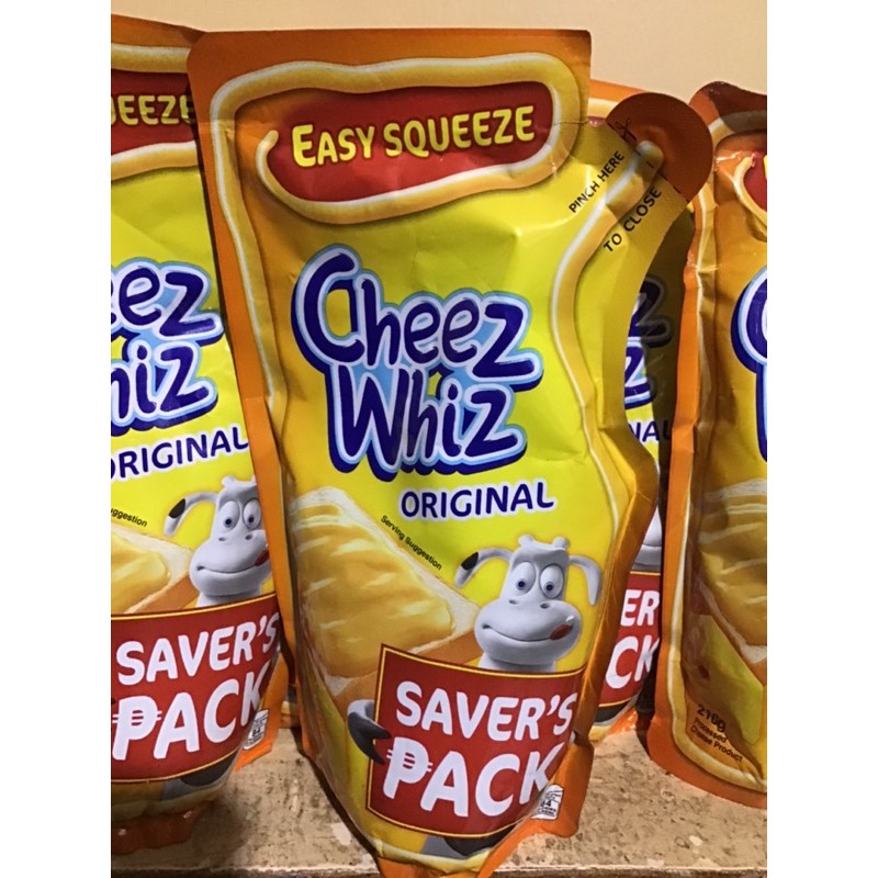 Cheez Whiz Savers Pack 210g Original Shopee Philippines