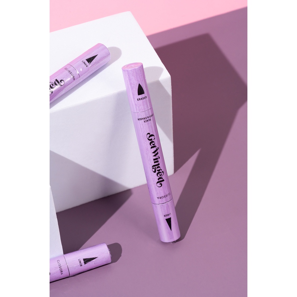 Clissora Get Winged Eyeliner Single Pack (Liner and Eraser) NO BOX