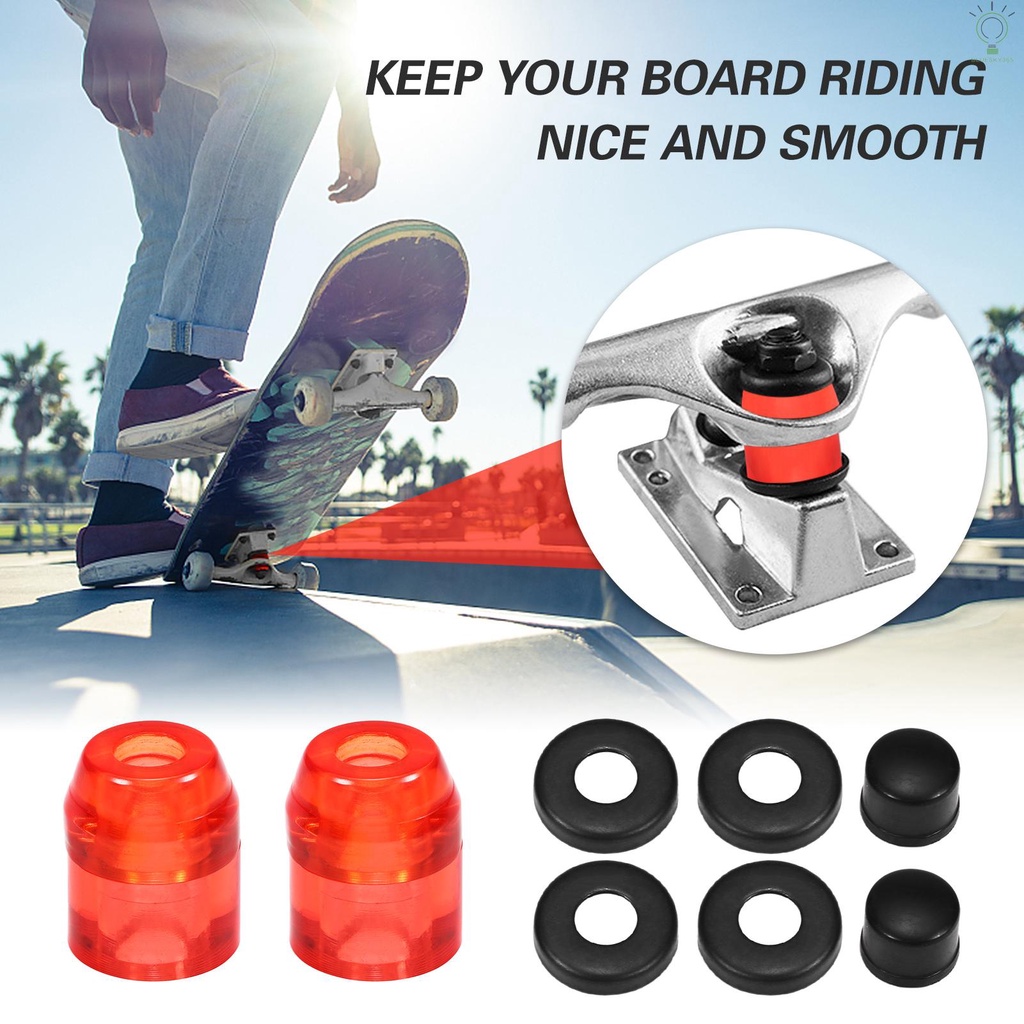 Skateboard Bushings Longboard Truck Rebuild Kit Bushings Washers Pivot