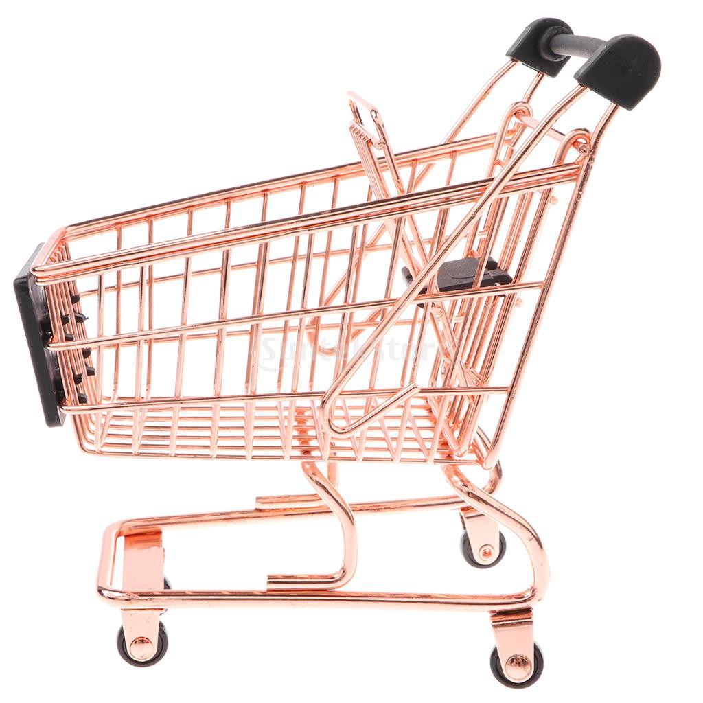 mini metal shopping cart