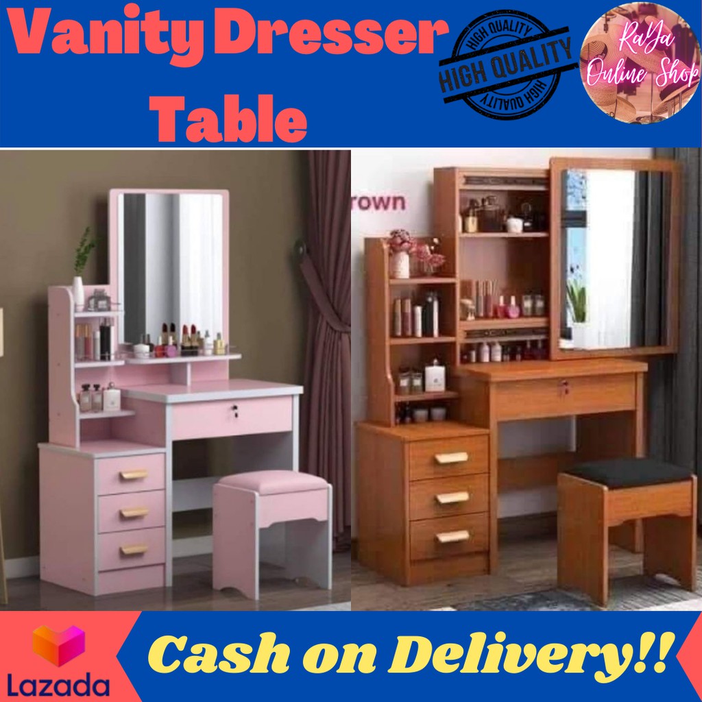 Dresser with MirrorVanity Table with Mirror,Dressing Table with Mirror,Vanity