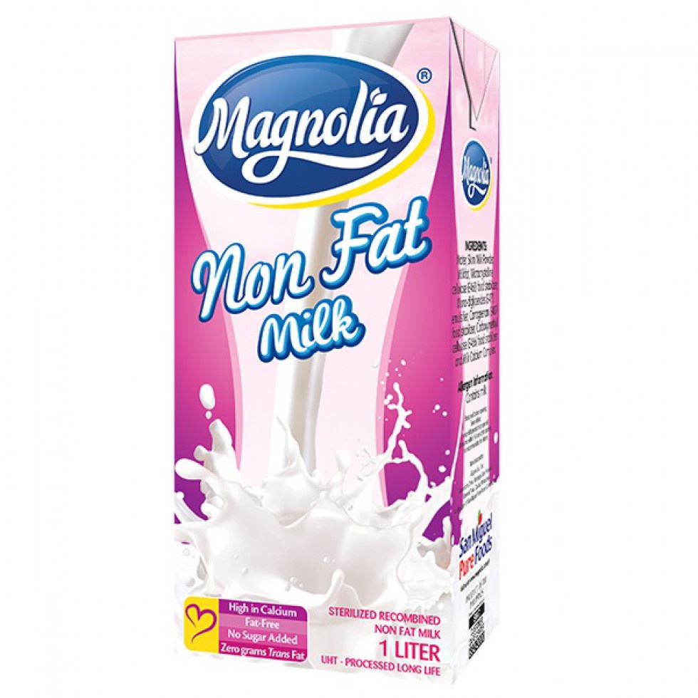Magnolia Non Fat Milk 1Liter Shopee Philippines