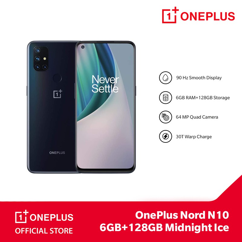 Oneplus Nord N10 6gb 128gb Version Be29 Midnight Ice Shopee Philippines